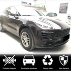 Porsche Macan 2014–2024 Voorbumper lip Lip V2 (2014-2018, Carbon) foto 2