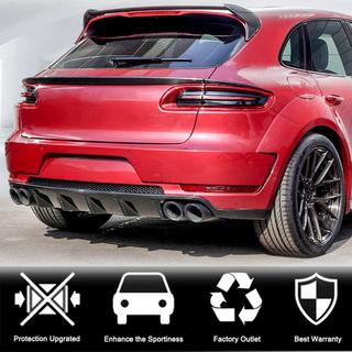 Onderlip spoiler (2014-2018, carbon) Porsche Macan 2014–2024 foto 3