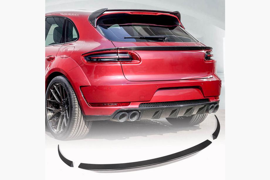 Porsche Macan 2014–2024 Onderlip spoiler (2014-2018, carbon) Image