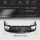 Porsche Panamera 2009–2016 Achterbumper diffuser (2013-2016, carbon) foto 5