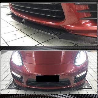Carbon frontbumper lip Lip V1 (voor Turbo/Turbo S/GTS) foto 3