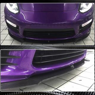 Carbon frontbumper lip Lip V1 (voor Turbo/Turbo S/GTS) foto 4