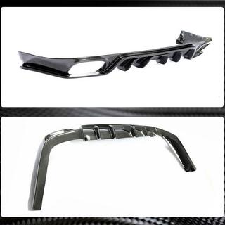 Achterbumper diffuser (2009-2013, carbon) foto 4