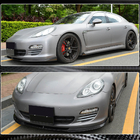 Porsche Panamera 2009–2016 Frontbumper lip Lip (voor Base 2009-2013, carbon) foto 3