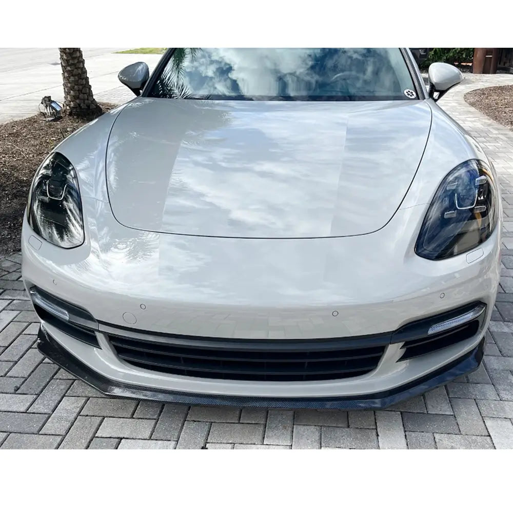 Porsche Panamera 2016–2023 Frontbumper lip Lip (2016-2020, carbon) foto 6