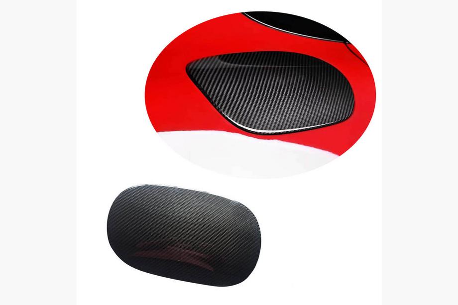 Porsche Panamera 2016–2023 Tankklep cover (2016-2020, Carbon) Image