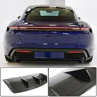 Achterbumper diffuser (voor 2019-2024 Turbo S SD, carbon) foto 1