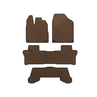 EVA automatten voor interieur (3 rijen, bruin)