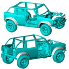 Ford Bronco 2021– Spatbordverbreders (Carbon) foto 2