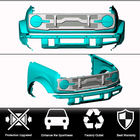 Ford Bronco 2021– Radiateurgrille V1 (Carbon) foto 2