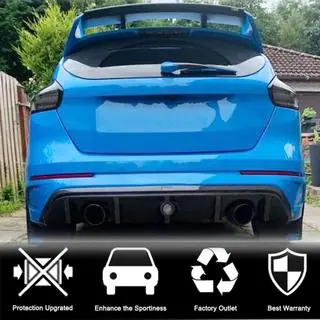 Achterbumper diffuser (voor RS 2015-2017, Carbon) foto 2