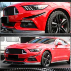 Ford Mustang 2015–2023 Frontbumper lip (2015-2017, carbon) foto 3