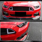 Ford Mustang 2015–2023 Frontbumper lip (2015-2017, carbon) foto 4