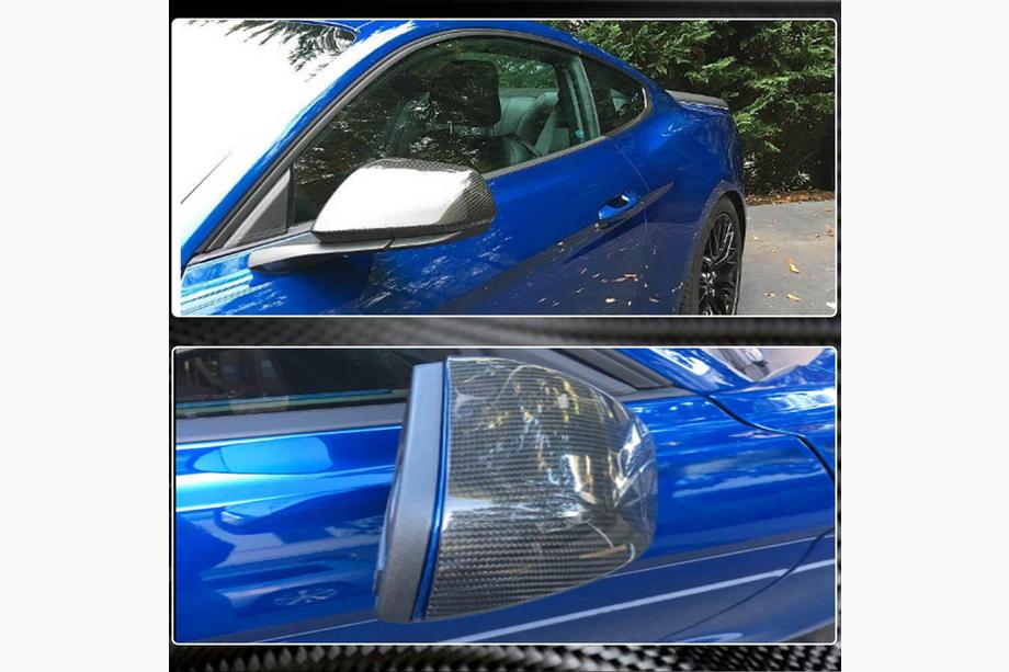 Ford Mustang 2015–2023 Spiegelkappen V2 (voor USA, carbon) Foto 3