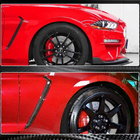 Ford Mustang 2015–2023 Voorste spatbordkappen (2018-2023, carbon) foto 2