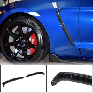 Voorste spatbordkappen (2018-2023, carbon) Ford Mustang 2015–2023 foto 1