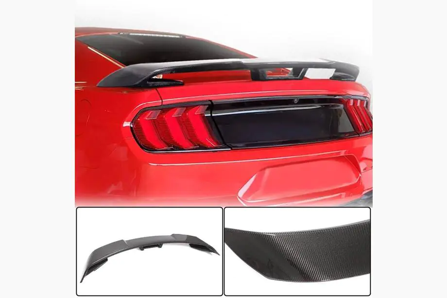 Ford Mustang 2015–2023 Spoiler V2 (Carbon) Image