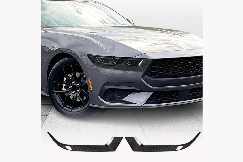 Ford Mustang 2024– Mistlampcovers (carbon) Foto 1