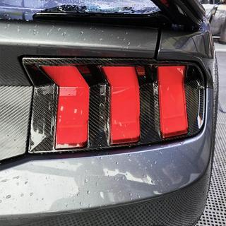 Carbon achterlichtcovers foto 3