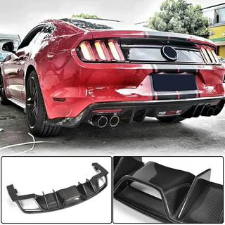Achterbumper diffuser V1 (2015-2017, Carbon) foto 1