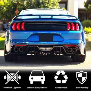 Achterbumper diffuser V1 (2015-2017, Carbon) foto 2