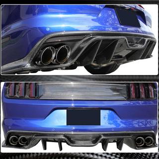 Achterbumper diffuser V1 (2015-2017, Carbon) foto 3