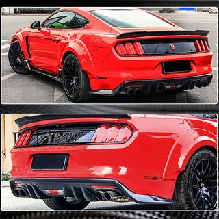 Achterbumper diffuser V1 (2015-2017, Carbon) foto 4