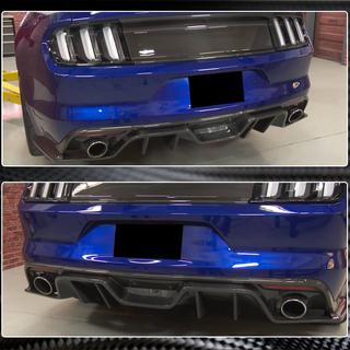 Achterbumper diffuser V2 (2015-2017, Carbon) foto 4