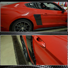 Ford Mustang 2015–2023 Achterspatbordkappen (2015-2017, Carbon) foto 4