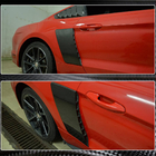 Ford Mustang 2015–2023 Achterspatbordkappen (2015-2017, Carbon) foto 5