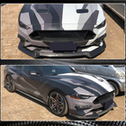 Ford Mustang 2015–2023 Voorbumper lipspoiler (2017-2020, carbon) foto 4