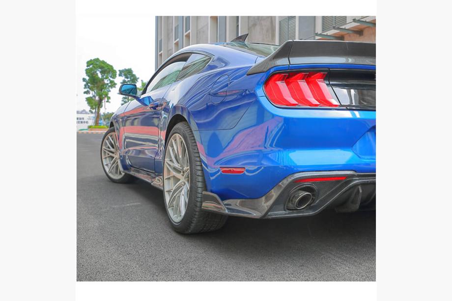 Ford Mustang 2015–2023 Sideskirts V3 (Carbon) Foto 2