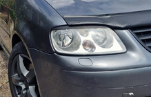 Volkswagen Caddy 2004–2010 Koplampwimpers (zwart) foto 11