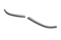Volkswagen T5 Transporter 2003–2010 Koplampwimpers (2 stuks, overspuitbaar) foto 2