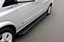 Mercedes Vito W639 2004–2014 Side steps Allmond Black (2 st., aluminium) foto 1
