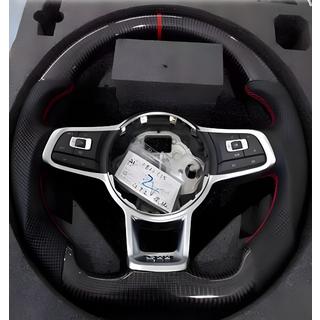 Stuurwiel (carbon + rood)