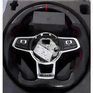 Sportstuur (voor GTI, carbon + rood)