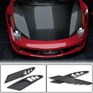 Voorbumper afdekkappen V1 (2011-2013, carbon) Ferrari 458 Italia 2009–2015 foto 1