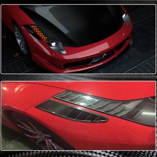 Voorbumper afdekkappen V1 (2011-2013, carbon) Ferrari 458 Italia 2009–2015 foto 3