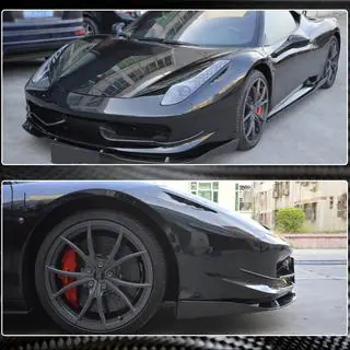 Frontbumper lippen V2 (2011-2013, carbon) foto 4