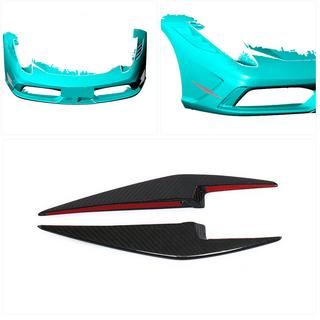 Voorbumper lip (2014-2015, carbon) Ferrari 458 Italia 2009–2015 foto 2