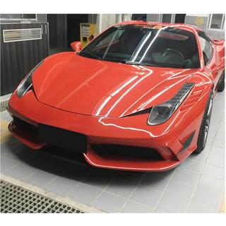 Voorbumper lip (2014-2015, carbon) Ferrari 458 Italia 2009–2015 foto 3
