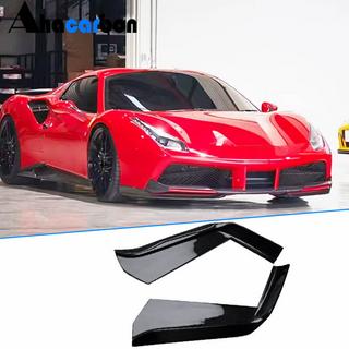 Frontbumper flaps (2015-2019, carbon) foto 1