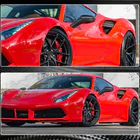 Ferrari 488 GTB 2015–2019 Carbon achterspatbordverbreders (2015-2019, Carbon) foto 4