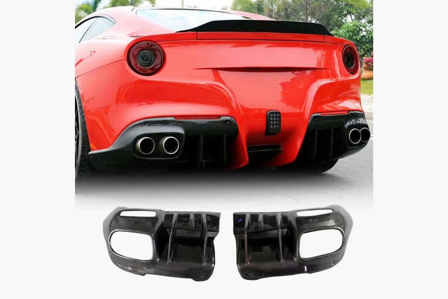 Ferrari F12 Berlinetta 2012–2017 Diffuser achterbumper (2012-2014, Carbon) Foto 1
