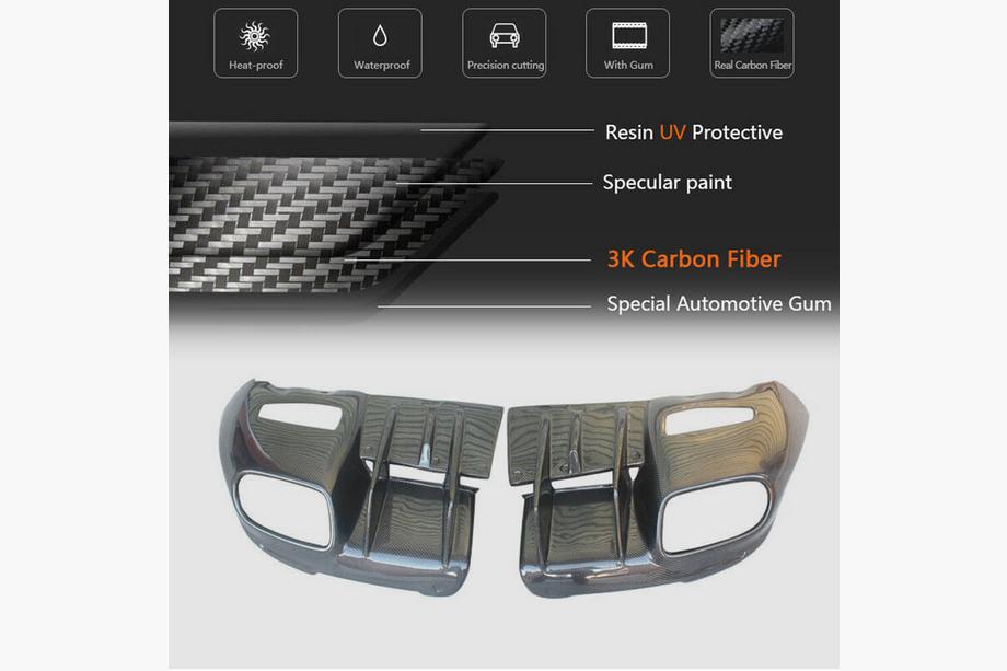 Ferrari F12 Berlinetta 2012–2017 Diffuser achterbumper (2012-2014, Carbon) Foto 6