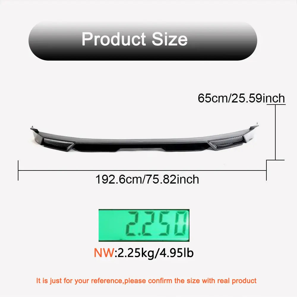 Zeekr 001 2021– Frontbumper lip Lip (2021-2024, Carbon) foto 5