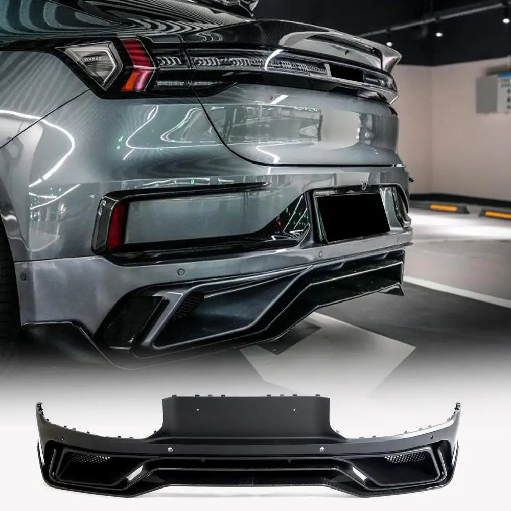 Achterbumper diffuser (2021-2024, Carbon) foto 1