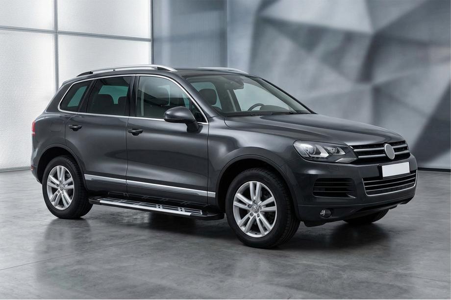 Volkswagen Touareg 2010–2018 Sunrise side steps (2 stuks, aluminium) Image