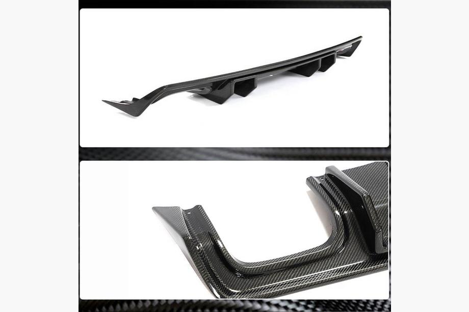 Dodge Challenger 2008–2023 Achterbumper diffuser (2015-2023, carbon) Foto 3